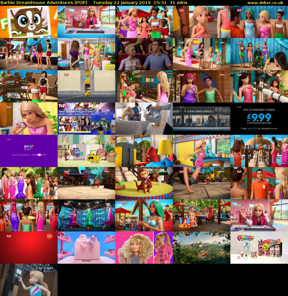 Barbie Dreamhouse Adventures (POP) Tuesday 22 January 2019 15:31 - 16:02