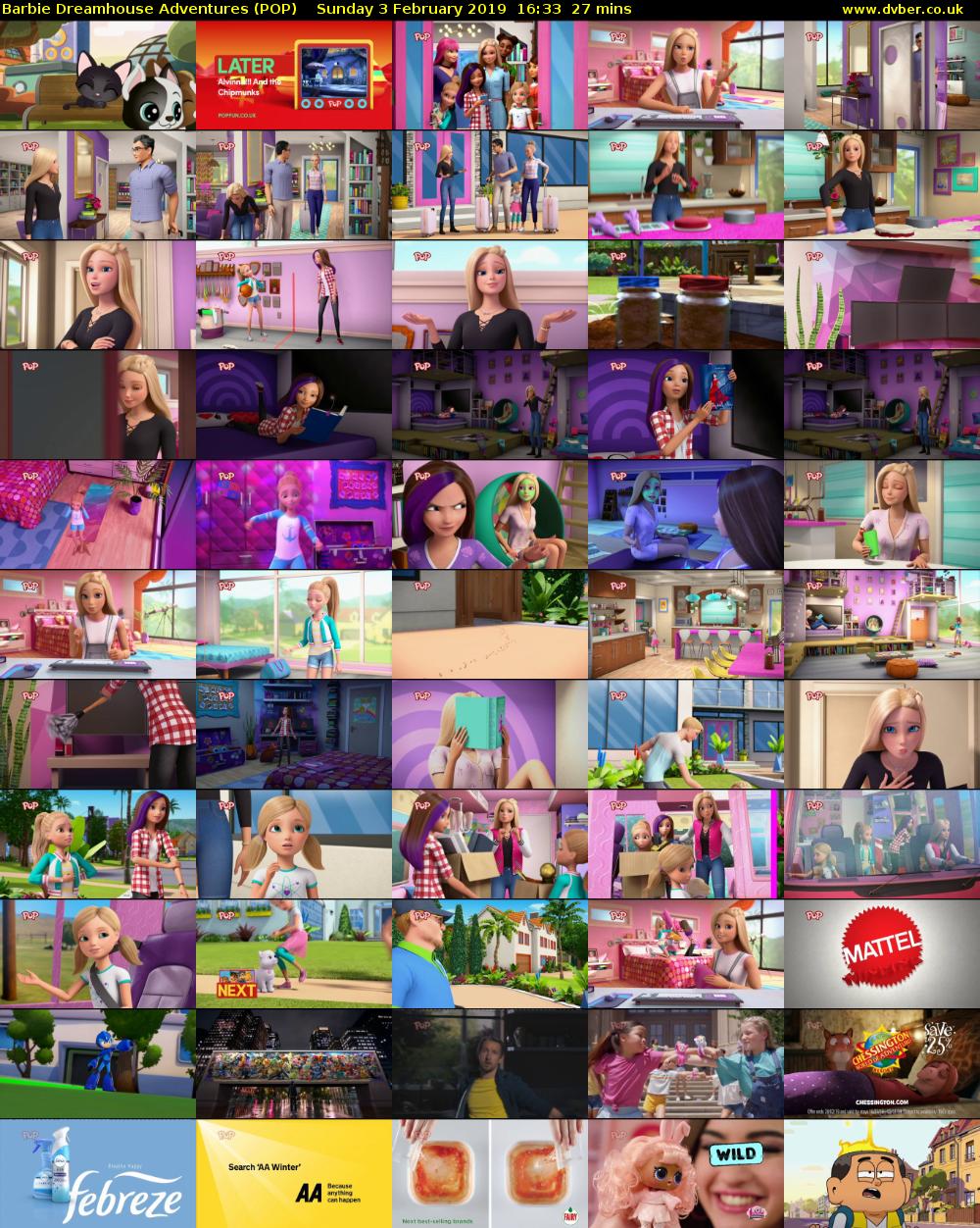 Barbie Dreamhouse Adventures (POP) Sunday 3 February 2019 16:33 - 17:00
