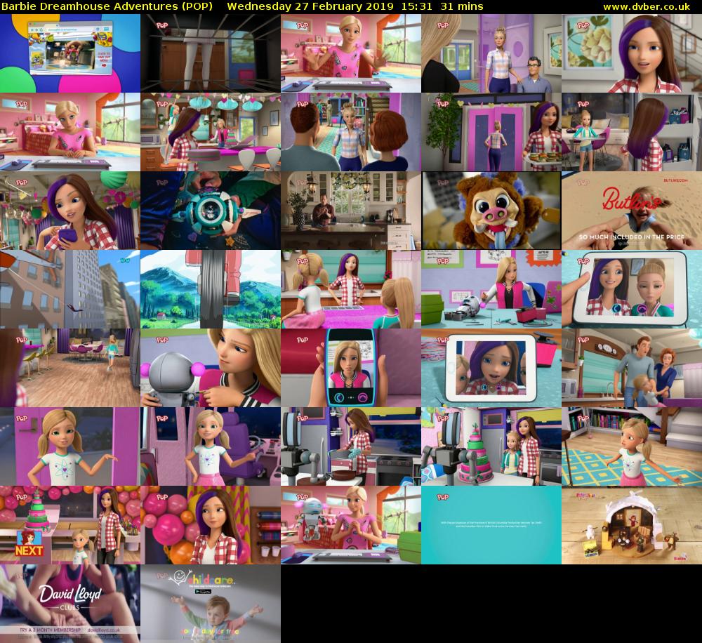 Barbie Dreamhouse Adventures (POP) Wednesday 27 February 2019 15:31 - 16:02