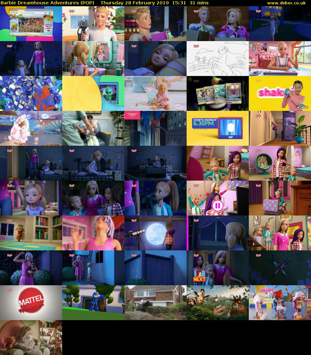 Barbie Dreamhouse Adventures (POP) Thursday 28 February 2019 15:31 - 16:02