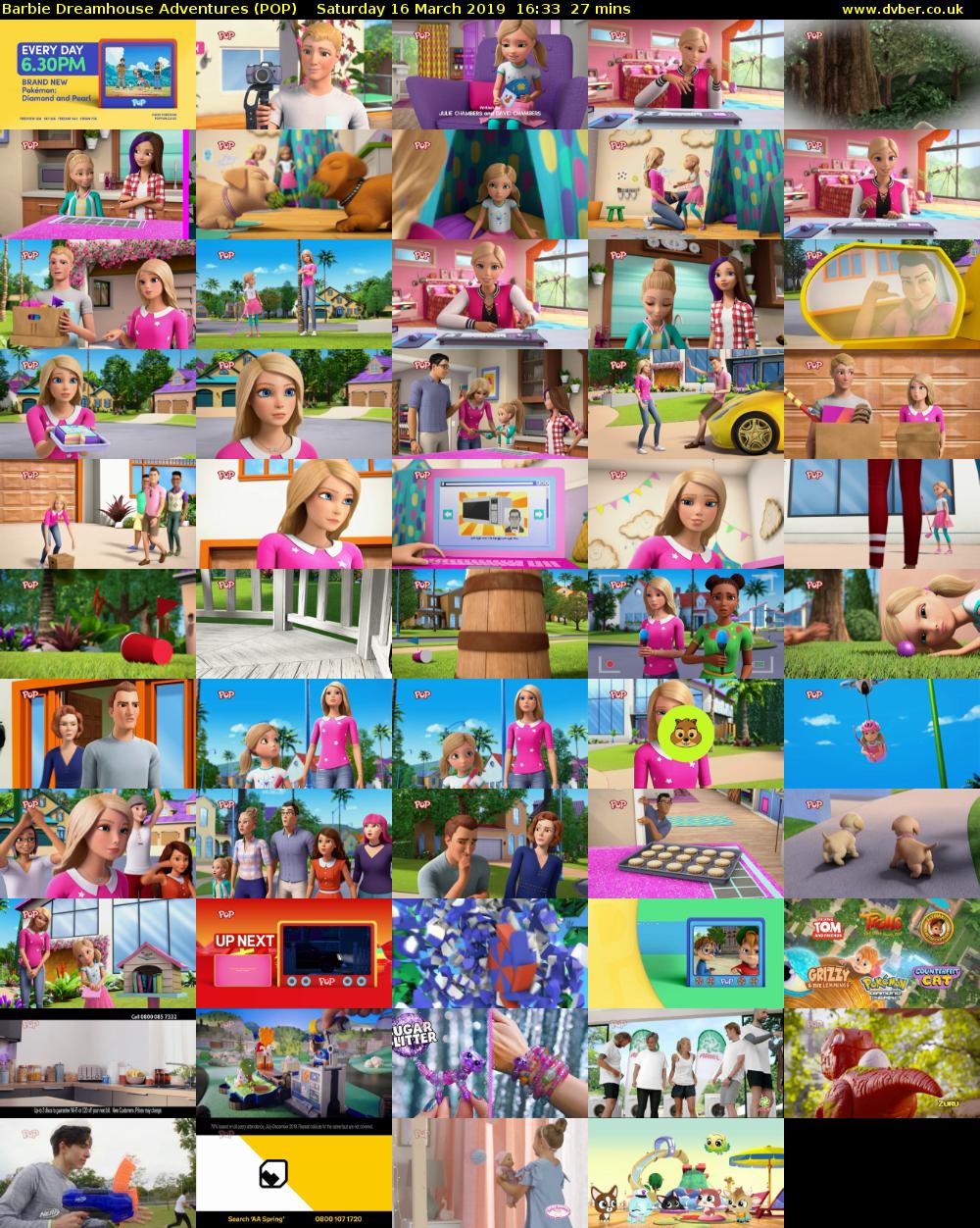 Barbie Dreamhouse Adventures (POP) Saturday 16 March 2019 16:33 - 17:00