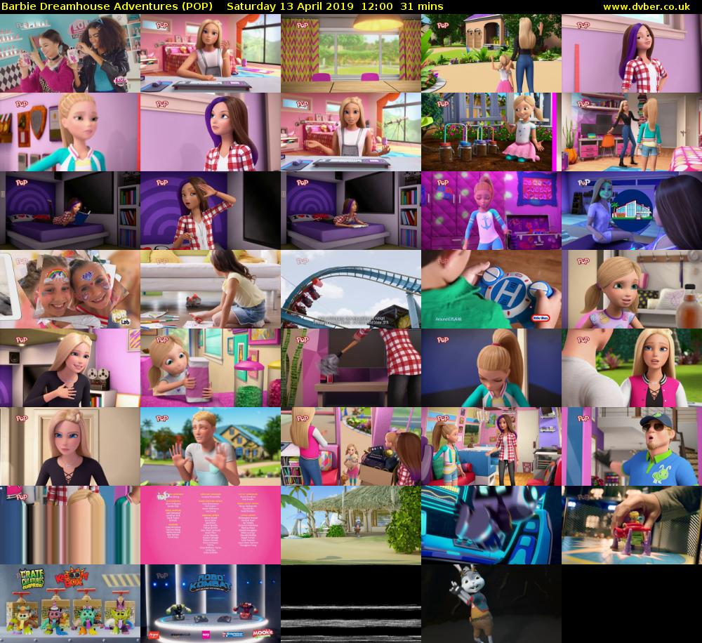 Barbie Dreamhouse Adventures (POP) Saturday 13 April 2019 12:00 - 12:31