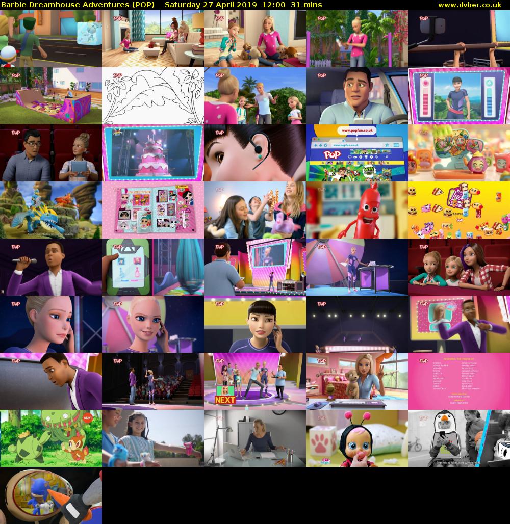 Barbie Dreamhouse Adventures (POP) Saturday 27 April 2019 12:00 - 12:31