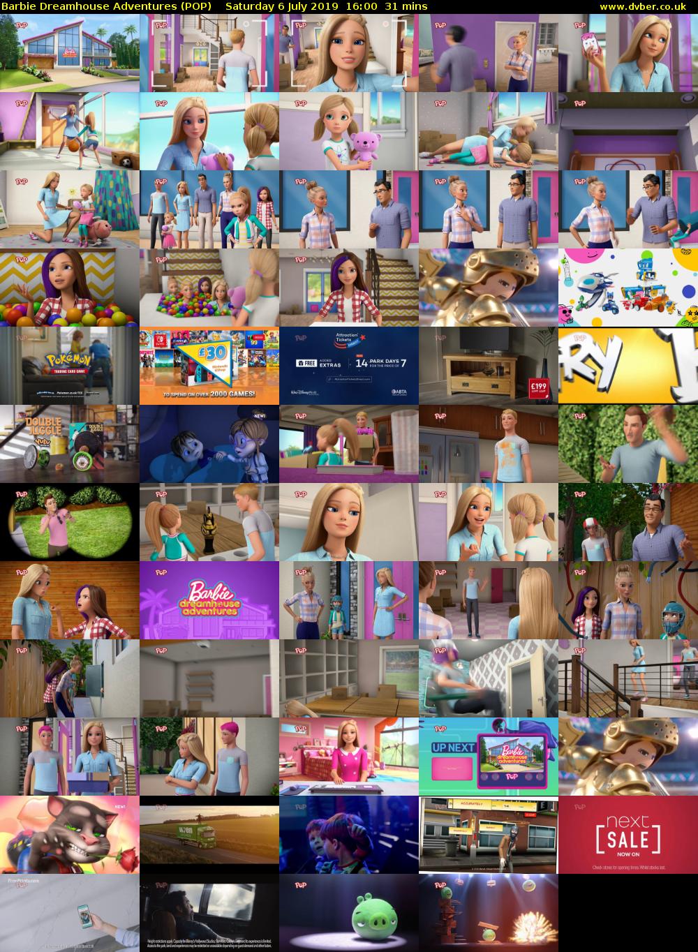 Barbie Dreamhouse Adventures (POP) Saturday 6 July 2019 16:00 - 16:31
