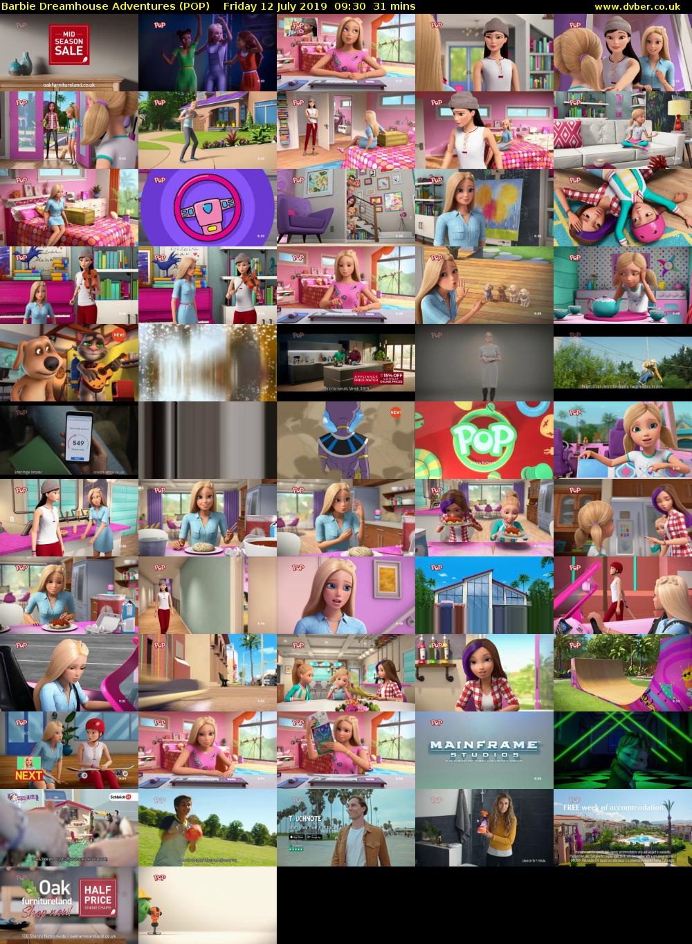 Barbie Dreamhouse Adventures (POP) Friday 12 July 2019 09:30 - 10:01