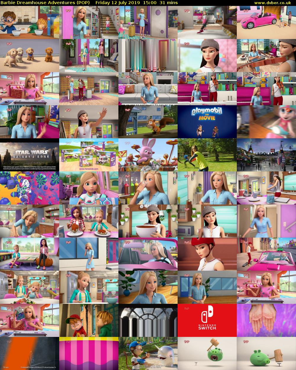 Barbie Dreamhouse Adventures (POP) Friday 12 July 2019 15:00 - 15:31
