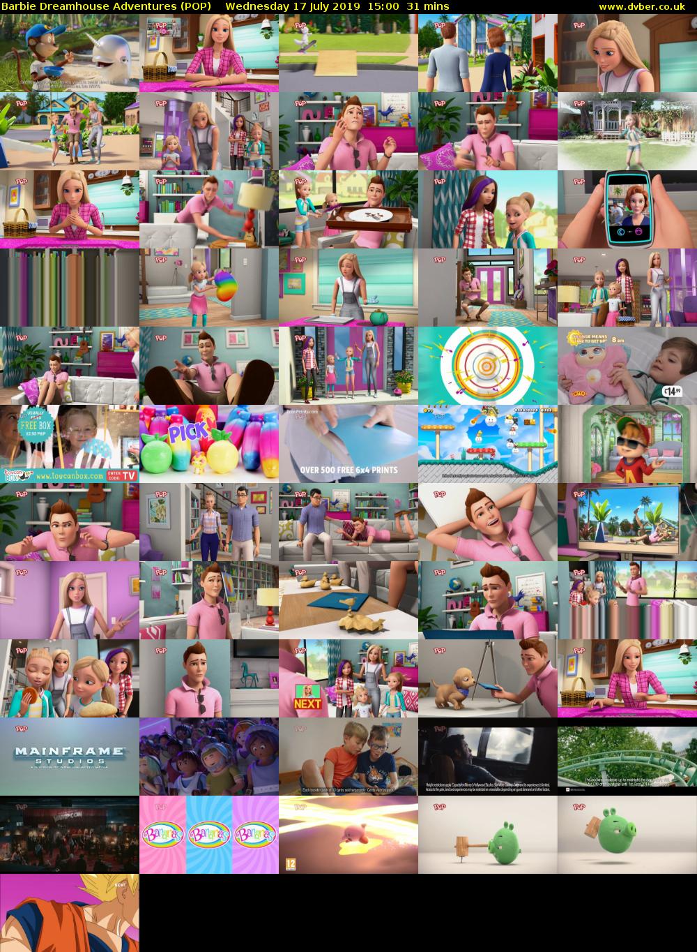 Barbie Dreamhouse Adventures (POP) Wednesday 17 July 2019 15:00 - 15:31