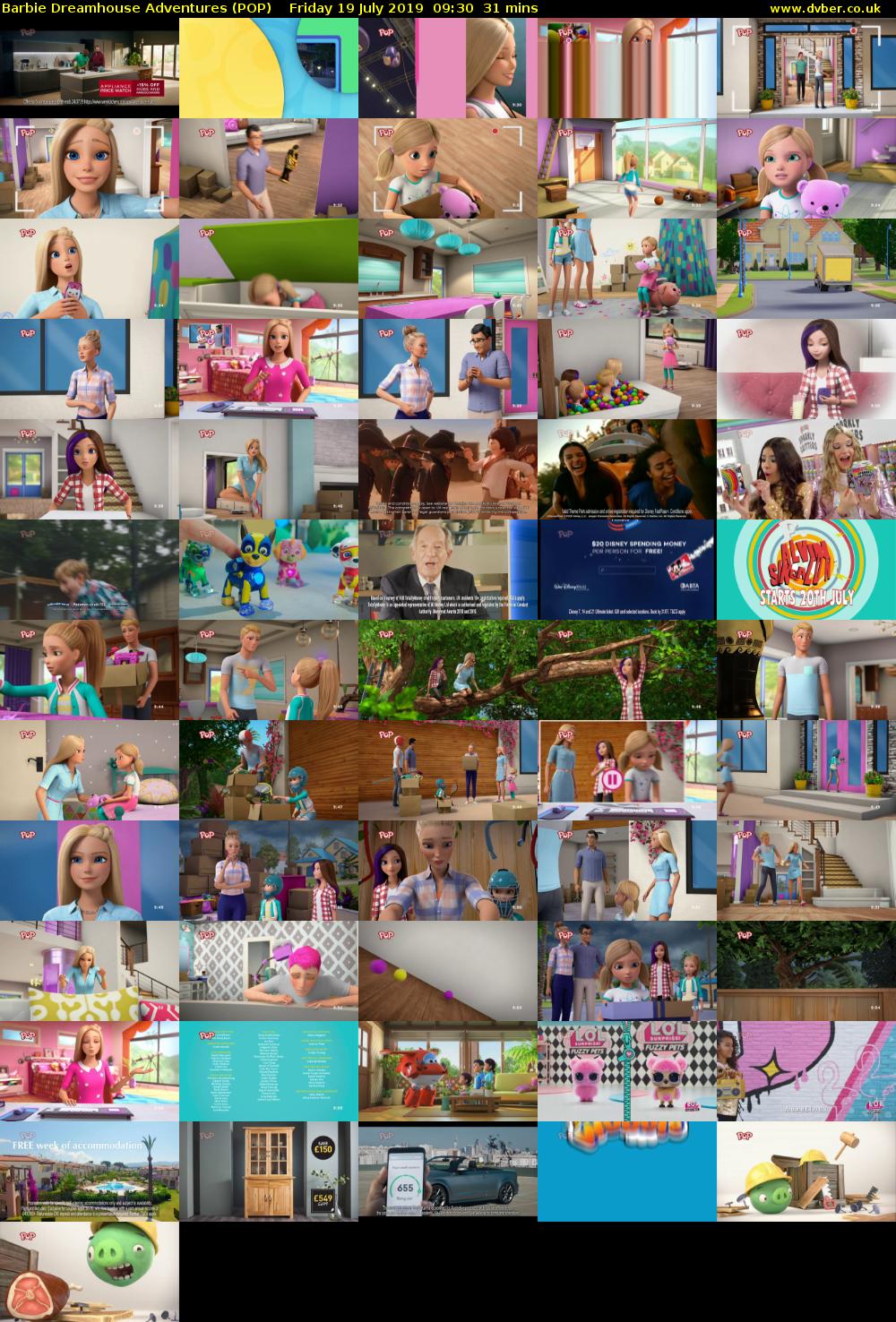 Barbie Dreamhouse Adventures (POP) Friday 19 July 2019 09:30 - 10:01