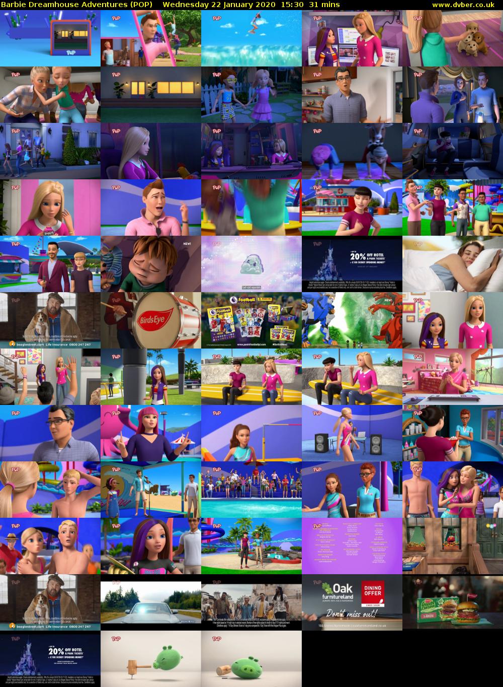 Barbie Dreamhouse Adventures (POP) Wednesday 22 January 2020 15:30 - 16:01