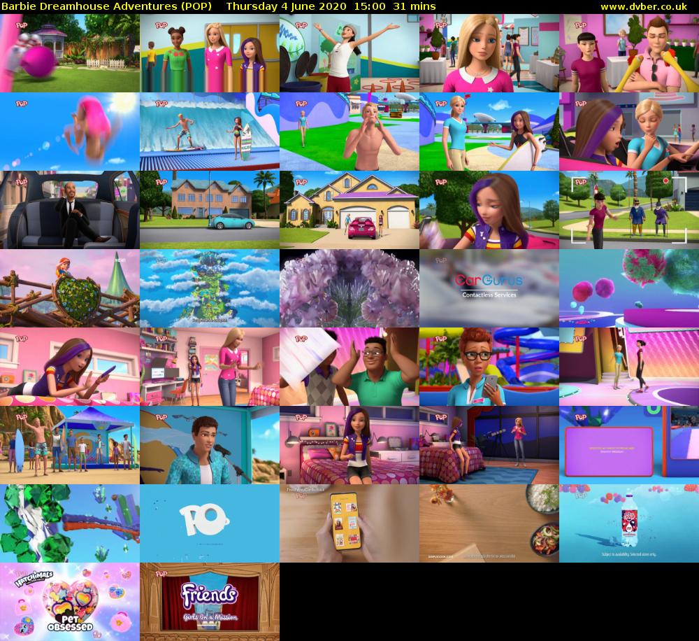 Barbie Dreamhouse Adventures (POP) Thursday 4 June 2020 15:00 - 15:31