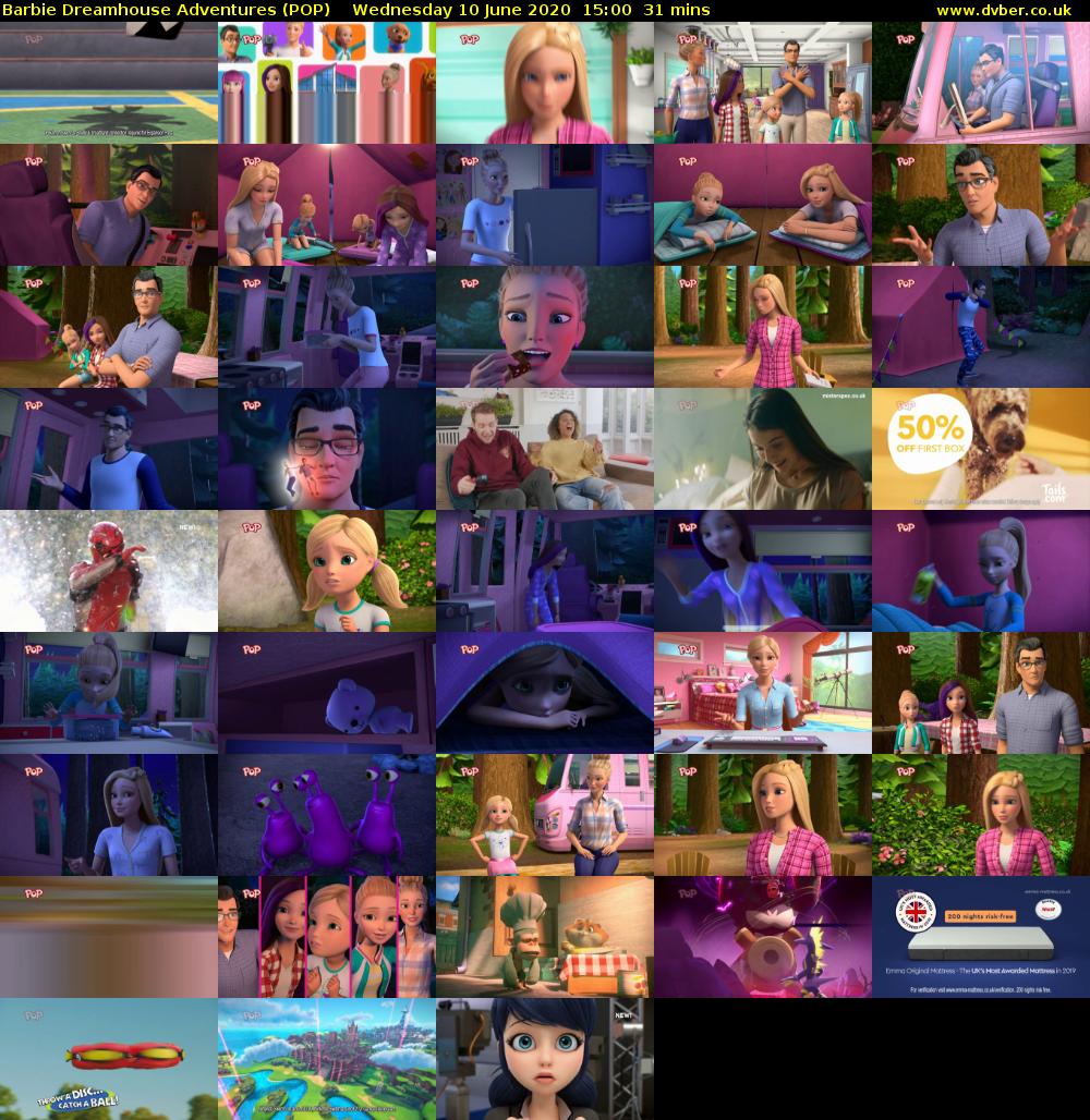 Barbie Dreamhouse Adventures (POP) Wednesday 10 June 2020 15:00 - 15:31