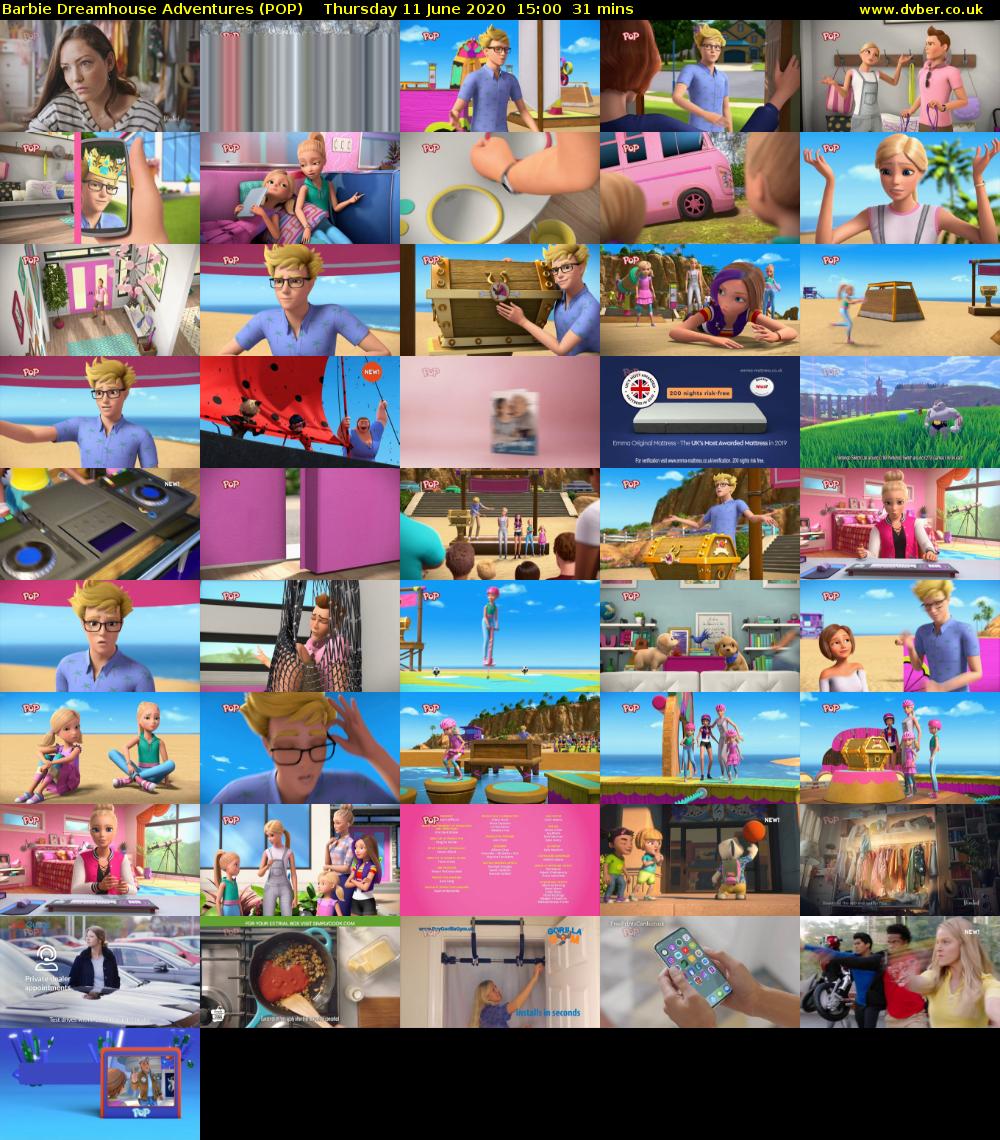 Barbie Dreamhouse Adventures (POP) Thursday 11 June 2020 15:00 - 15:31
