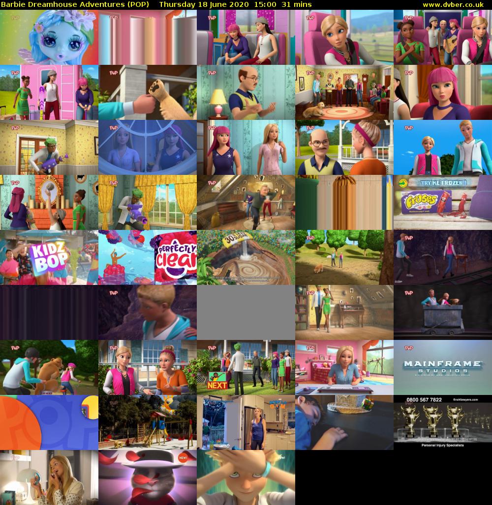 Barbie Dreamhouse Adventures (POP) Thursday 18 June 2020 15:00 - 15:31