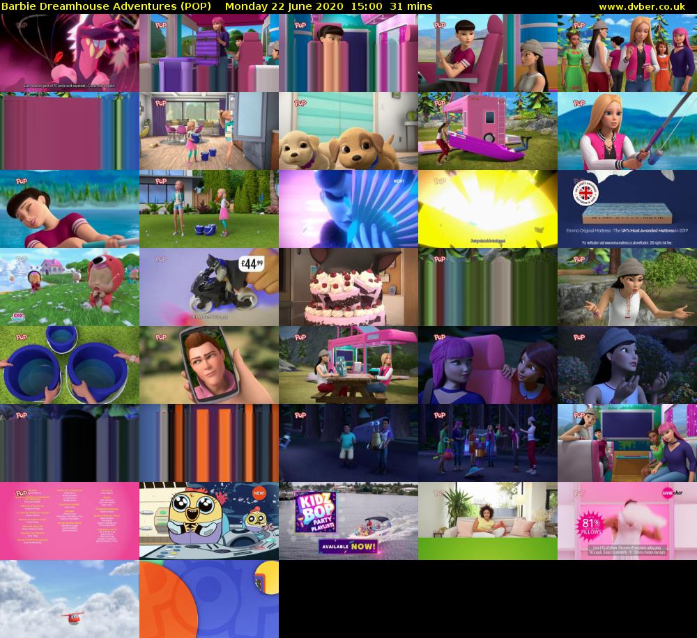 Barbie Dreamhouse Adventures (POP) Monday 22 June 2020 15:00 - 15:31