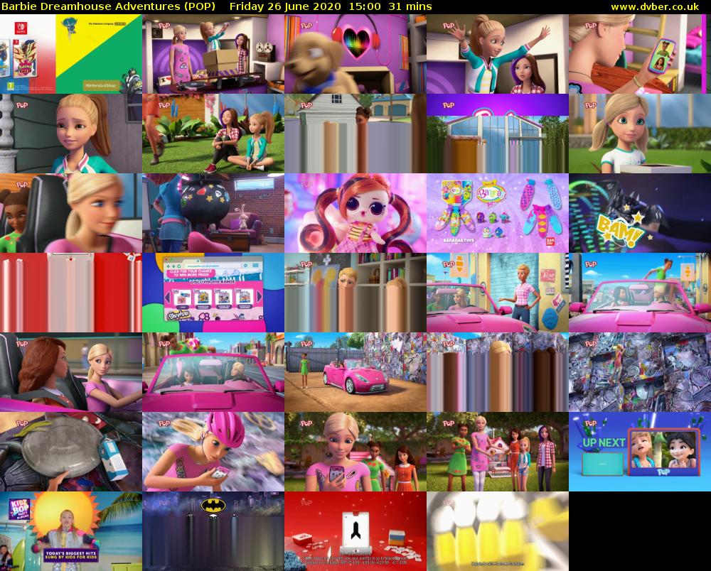 Barbie Dreamhouse Adventures (POP) Friday 26 June 2020 15:00 - 15:31
