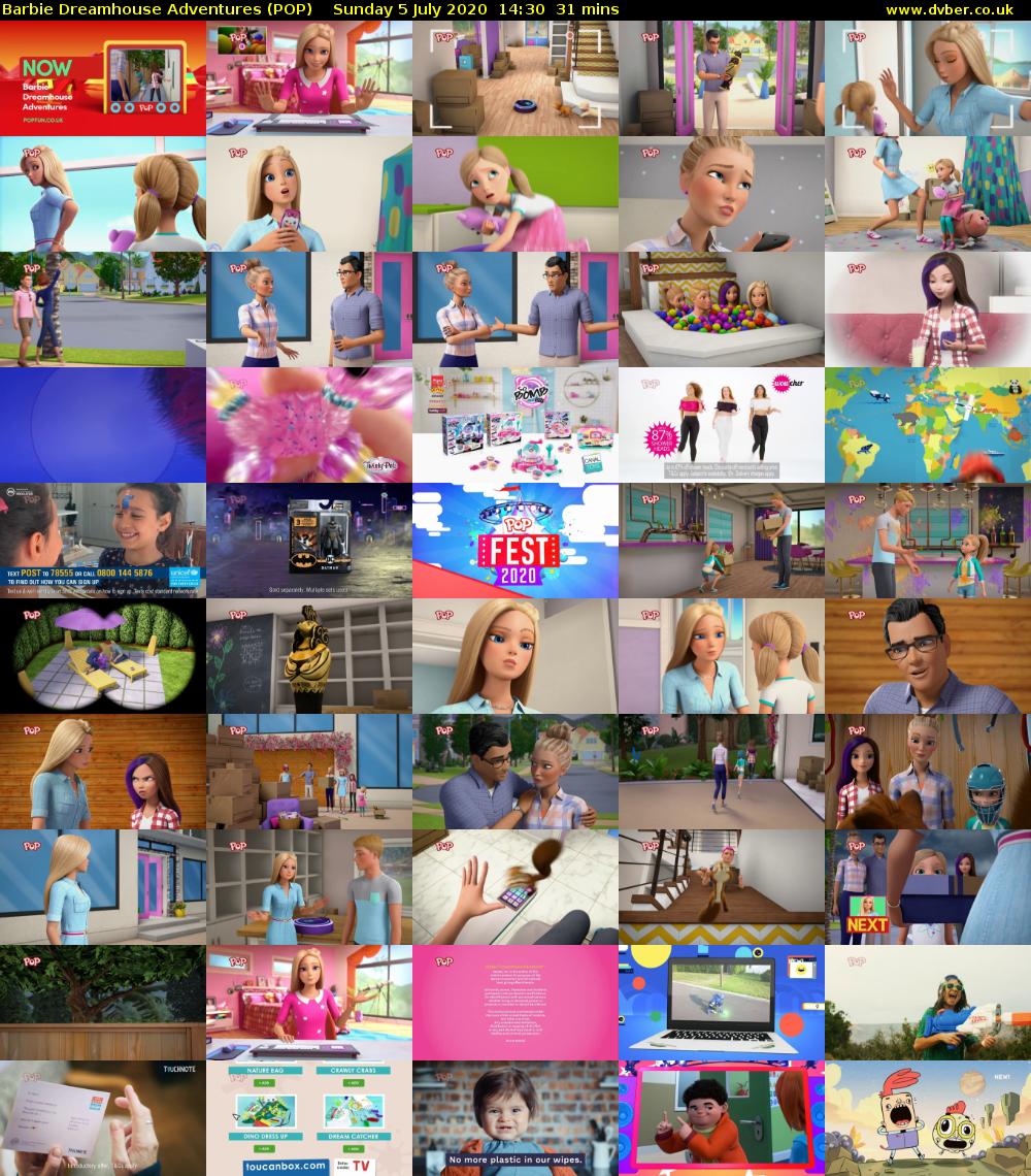 Barbie Dreamhouse Adventures (POP) Sunday 5 July 2020 14:30 - 15:01