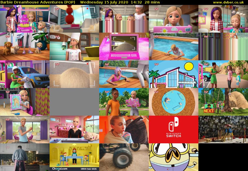 Barbie Dreamhouse Adventures (POP) Wednesday 15 July 2020 14:32 - 15:00