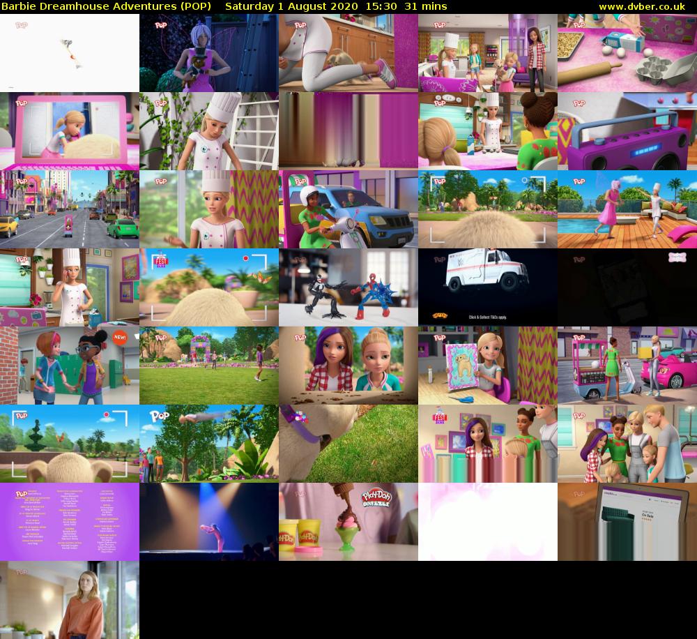 Barbie Dreamhouse Adventures (POP) Saturday 1 August 2020 15:30 - 16:01