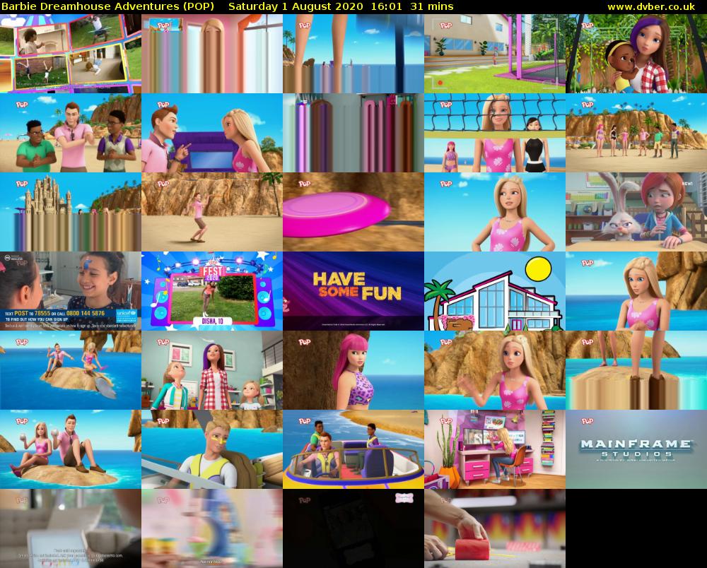 Barbie Dreamhouse Adventures (POP) Saturday 1 August 2020 16:01 - 16:32