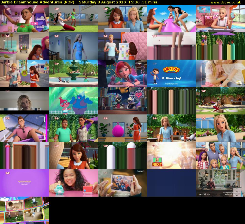 Barbie Dreamhouse Adventures (POP) Saturday 8 August 2020 15:30 - 16:01