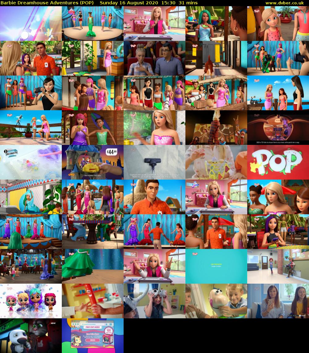 Barbie Dreamhouse Adventures (POP) Sunday 16 August 2020 15:30 - 16:01