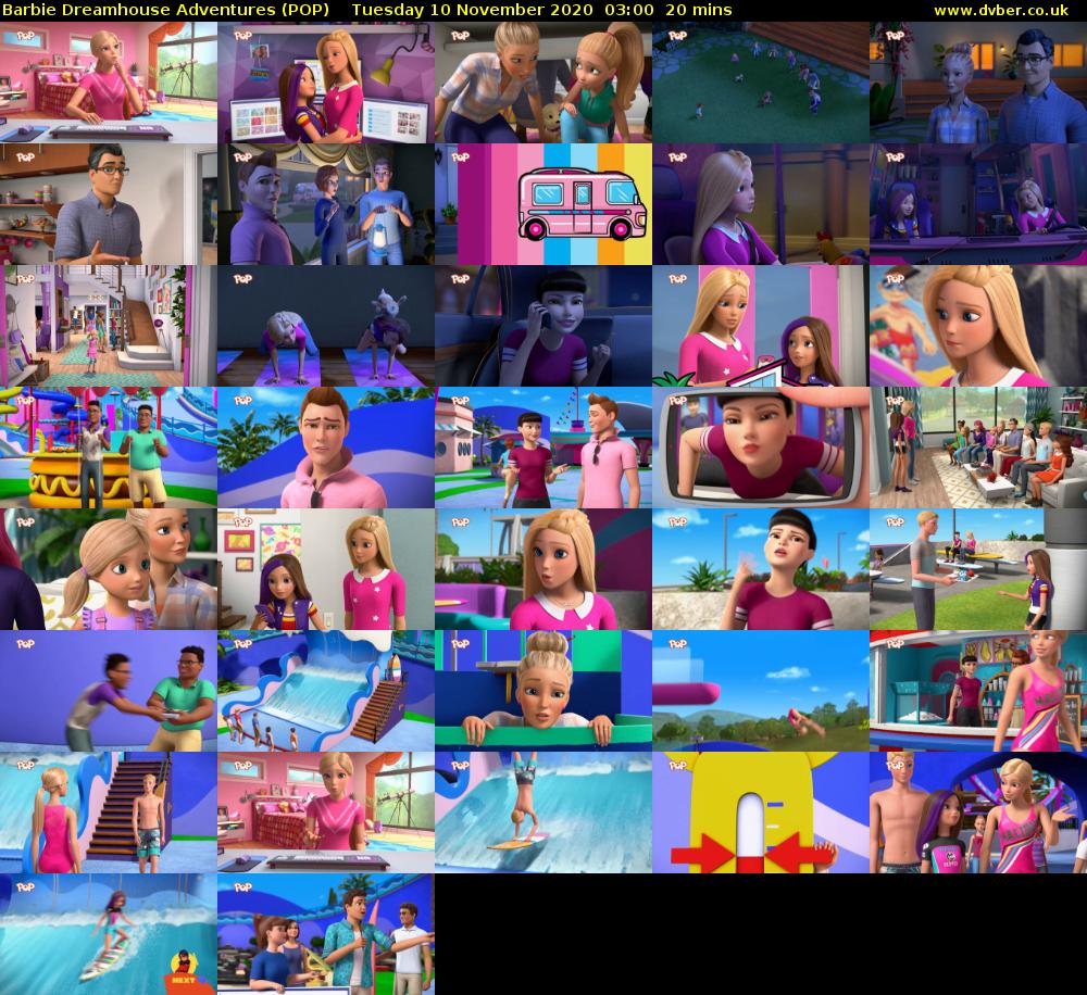 Barbie Dreamhouse Adventures (POP) Tuesday 10 November 2020 03:00 - 03:20