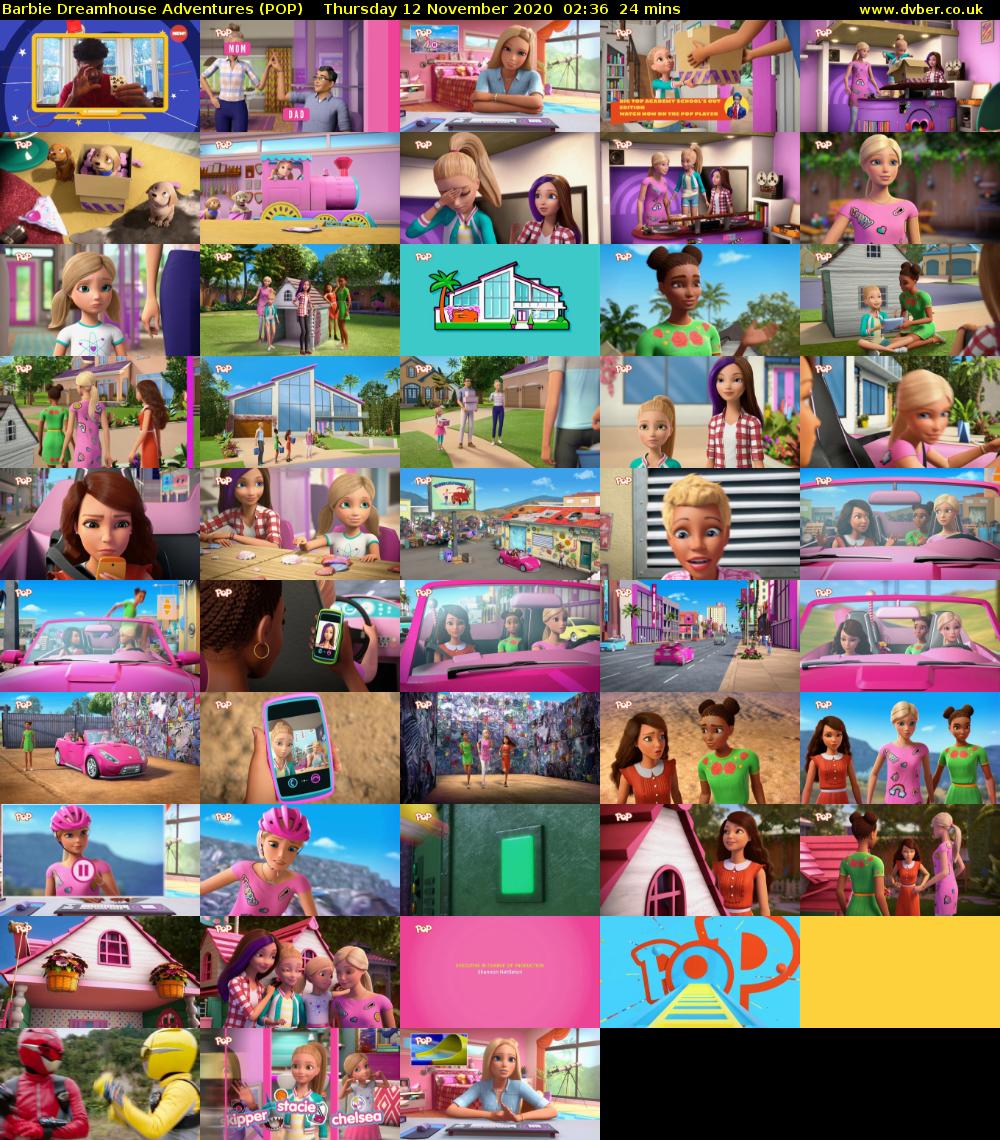 Barbie Dreamhouse Adventures (POP) Thursday 12 November 2020 02:36 - 03:00