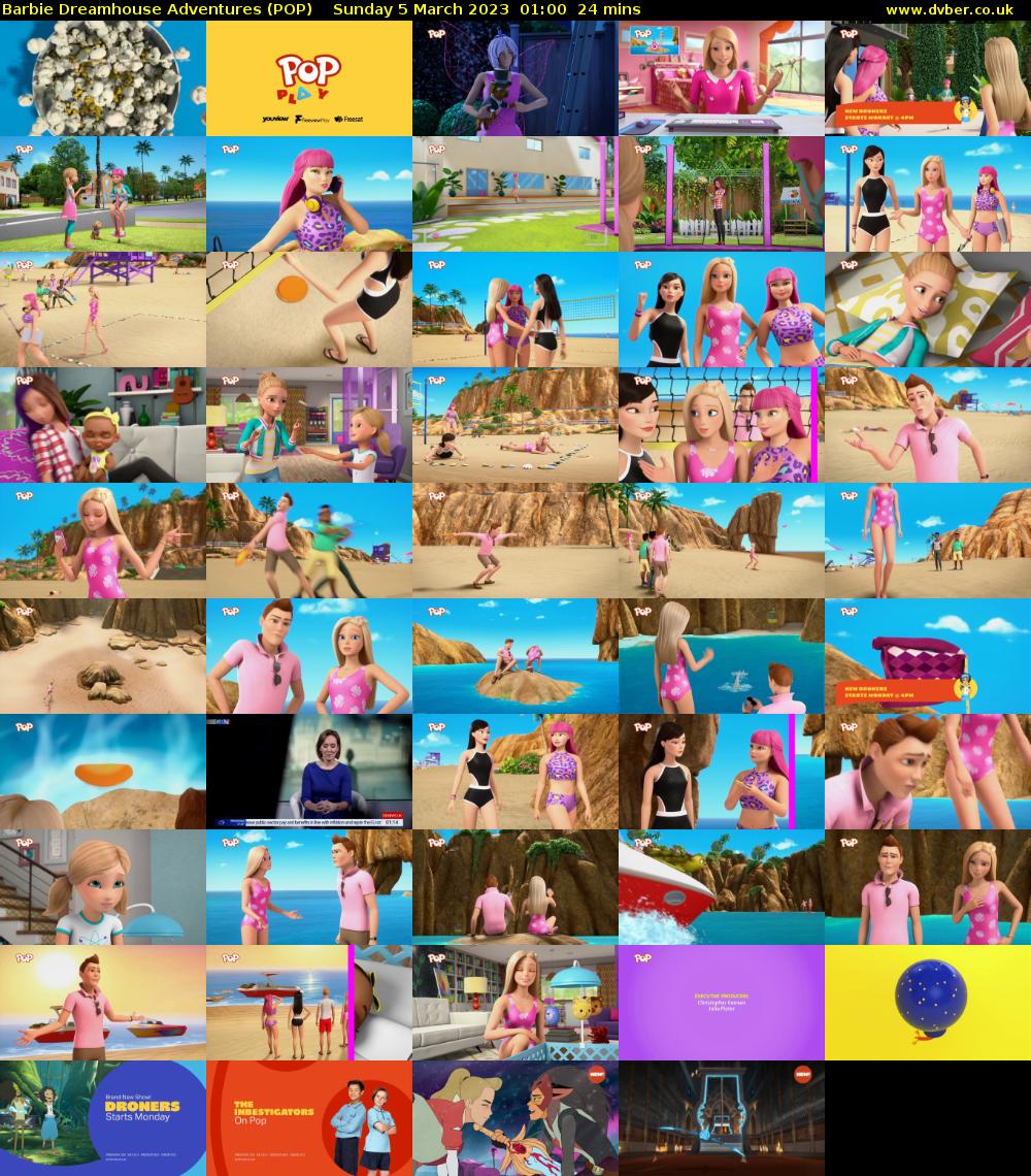 Barbie Dreamhouse Adventures (POP) Sunday 5 March 2023 01:00 - 01:24