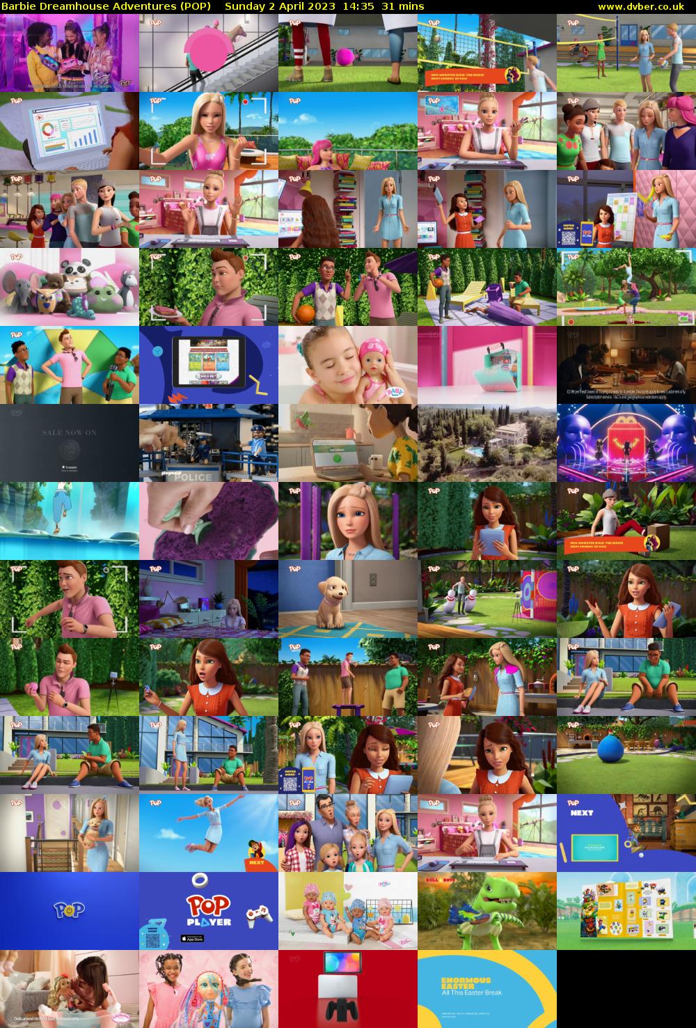 Barbie Dreamhouse Adventures (POP) Sunday 2 April 2023 14:35 - 15:06