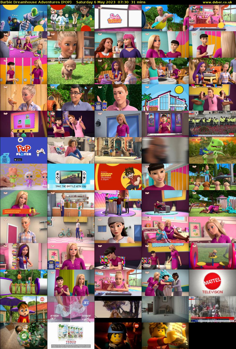 Barbie Dreamhouse Adventures (POP) Saturday 6 May 2023 07:30 - 08:01