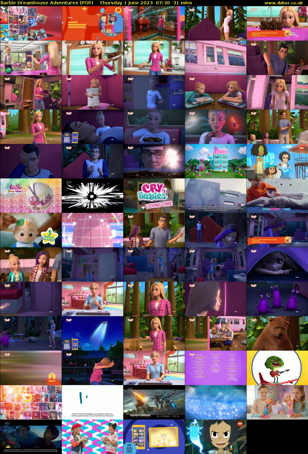 Barbie Dreamhouse Adventures (POP) Thursday 1 June 2023 07:30 - 08:01