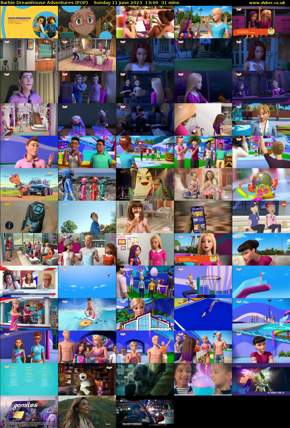 Barbie Dreamhouse Adventures (POP) Sunday 11 June 2023 13:00 - 13:31
