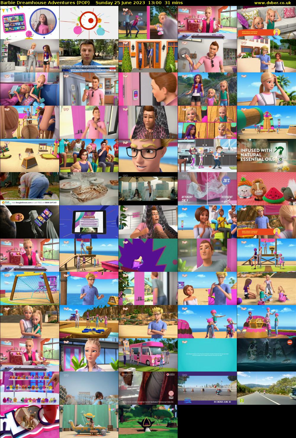 Barbie Dreamhouse Adventures (POP) Sunday 25 June 2023 13:00 - 13:31
