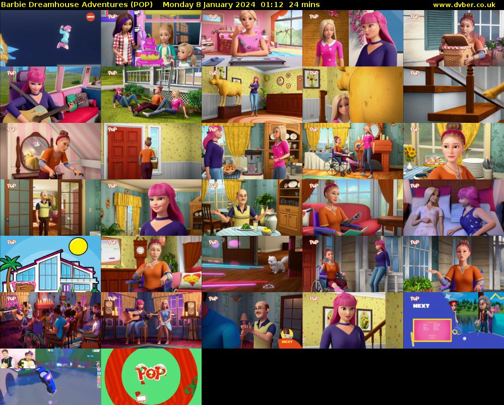 Barbie Dreamhouse Adventures (POP) Monday 8 January 2024 01:12 - 01:36