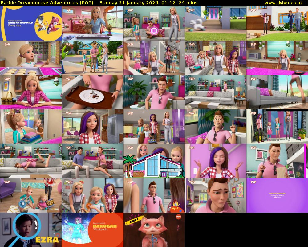 Barbie Dreamhouse Adventures (POP) Sunday 21 January 2024 01:12 - 01:36
