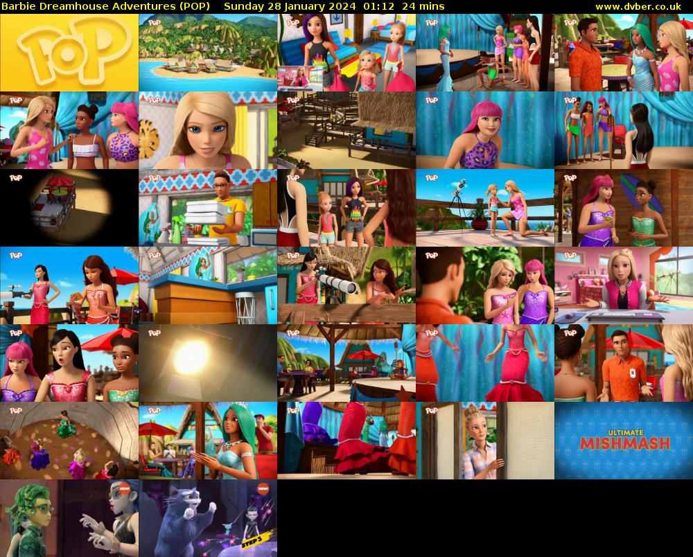 Barbie Dreamhouse Adventures (POP) Sunday 28 January 2024 01:12 - 01:36