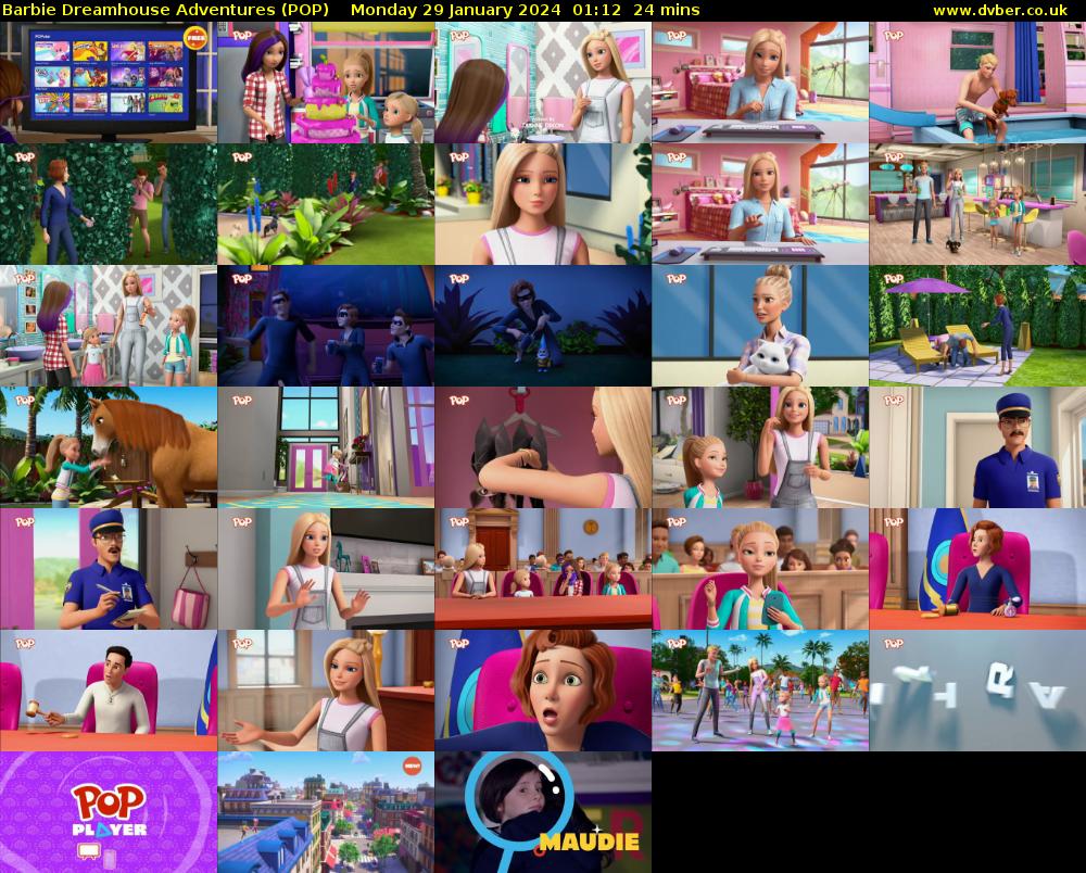Barbie Dreamhouse Adventures (POP) Monday 29 January 2024 01:12 - 01:36
