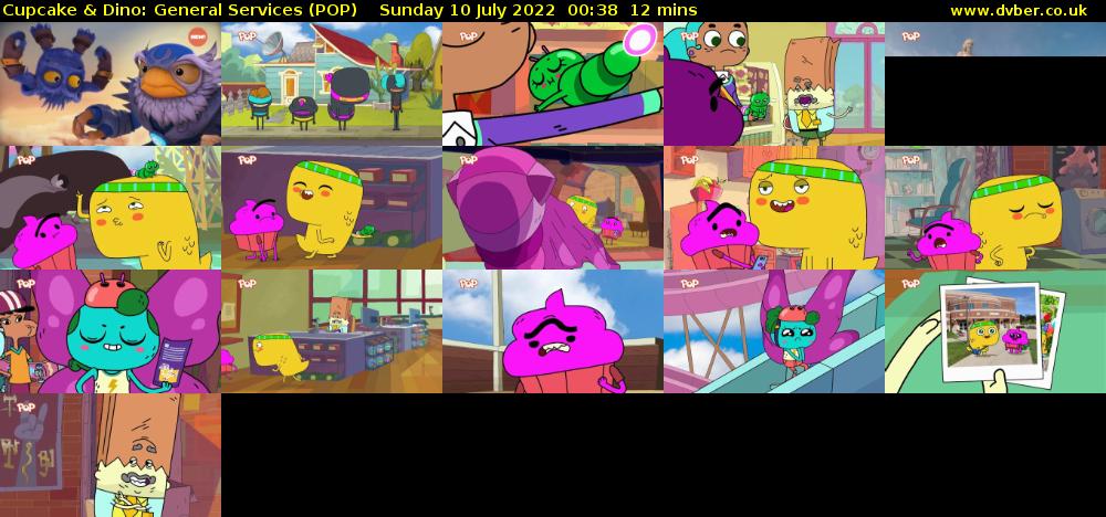 Cupcake & Dino: General Services (POP) Sunday 10 July 2022 00:38 - 00:50