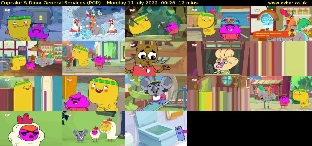 Cupcake & Dino: General Services (POP) Monday 11 July 2022 00:26 - 00:38