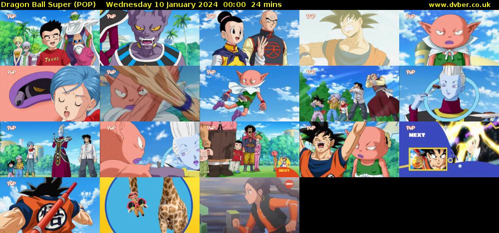 Dragon Ball Super (POP) Wednesday 10 January 2024 00:00 - 00:24