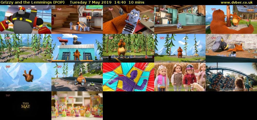 Grizzy and the Lemmings (POP) Tuesday 7 May 2019 14:40 - 14:50