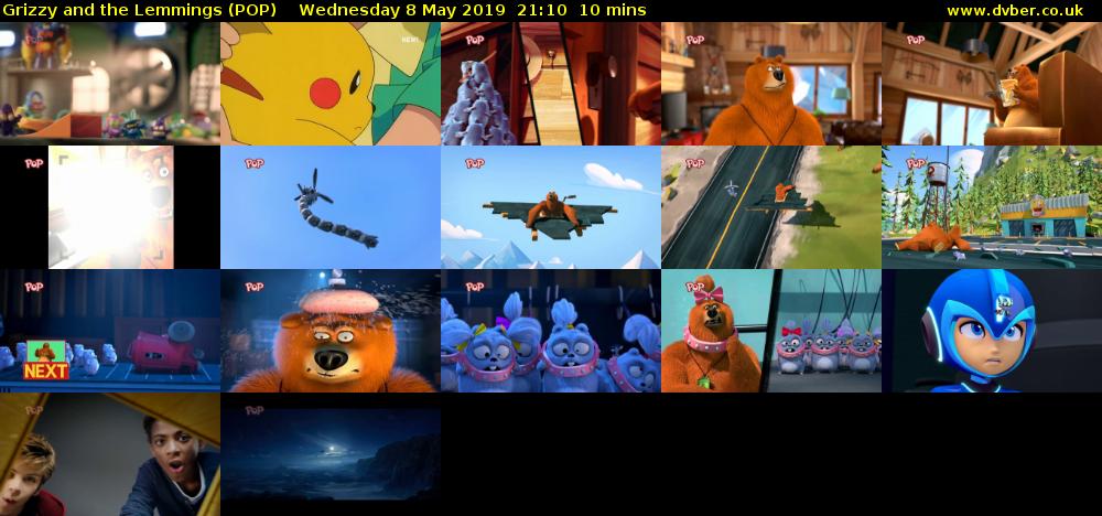 Grizzy and the Lemmings (POP) Wednesday 8 May 2019 21:10 - 21:20