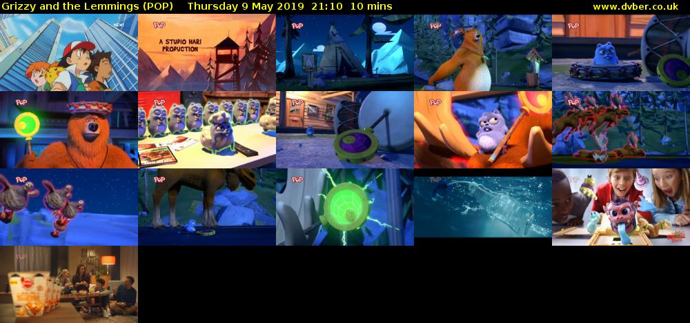 Grizzy and the Lemmings (POP) Thursday 9 May 2019 21:10 - 21:20