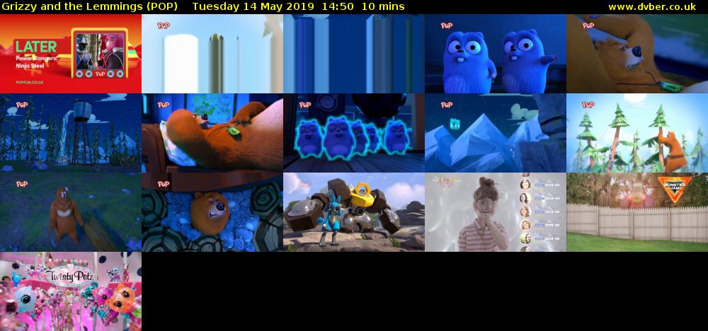 Grizzy and the Lemmings (POP) Tuesday 14 May 2019 14:50 - 15:00