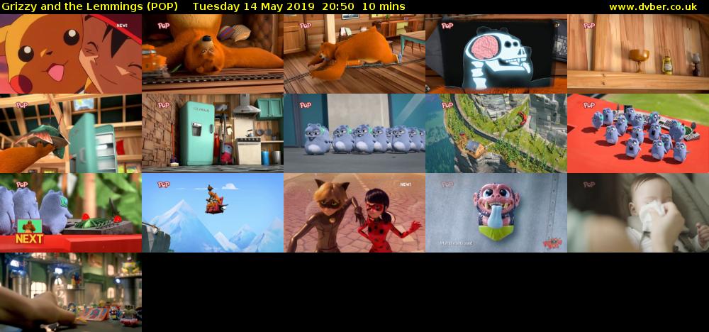 Grizzy and the Lemmings (POP) Tuesday 14 May 2019 20:50 - 21:00