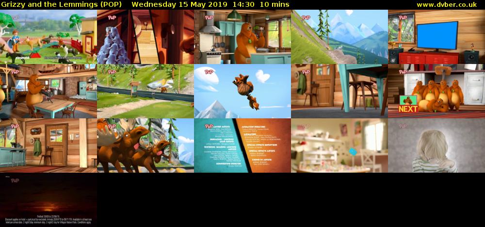 Grizzy and the Lemmings (POP) Wednesday 15 May 2019 14:30 - 14:40
