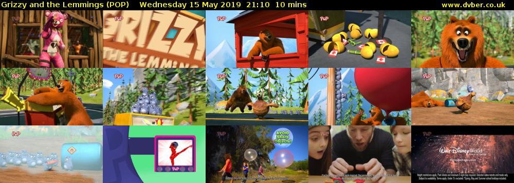 Grizzy and the Lemmings (POP) Wednesday 15 May 2019 21:10 - 21:20