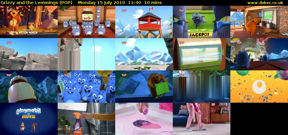 Grizzy and the Lemmings (POP) Monday 15 July 2019 11:40 - 11:50
