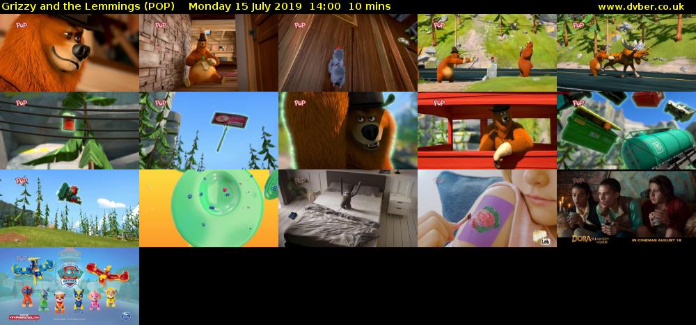 Grizzy and the Lemmings (POP) Monday 15 July 2019 14:00 - 14:10