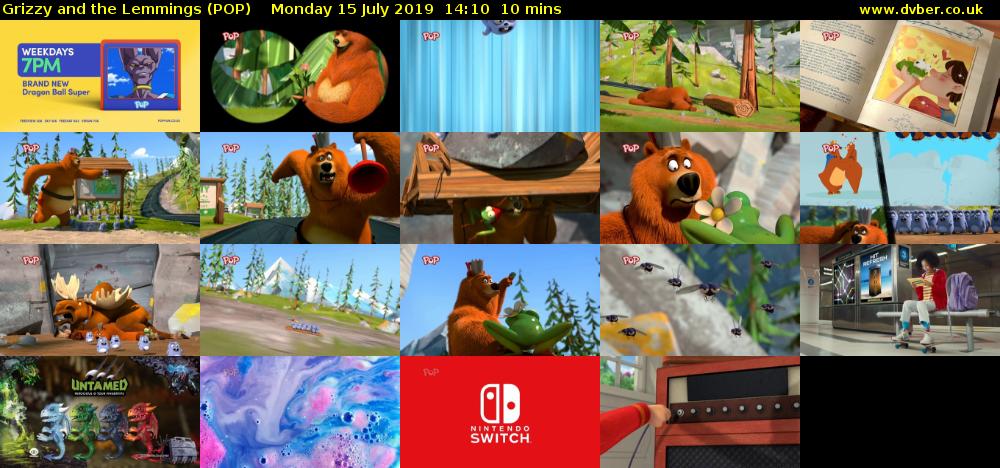 Grizzy and the Lemmings (POP) Monday 15 July 2019 14:10 - 14:20
